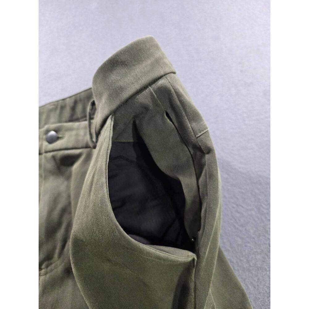 Lululemon ABC Slim Fit Ripstop Pants Mens Olive Green Army Trousers 32 A008934 - Picture 9 of 16